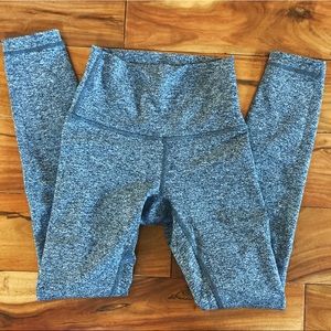Lululemon heathered grey wunder under 28” luon 2